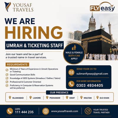 Job Travel agency 03034934405