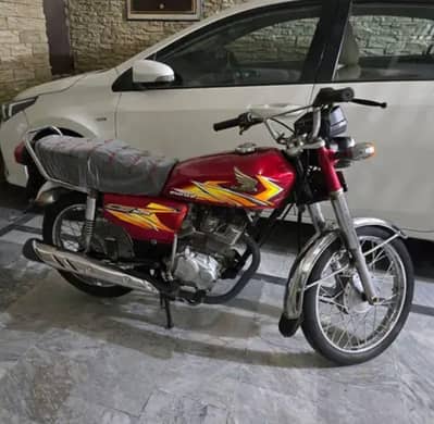 Honda 125 CG 2021 model Punjab number 032749=7080=2