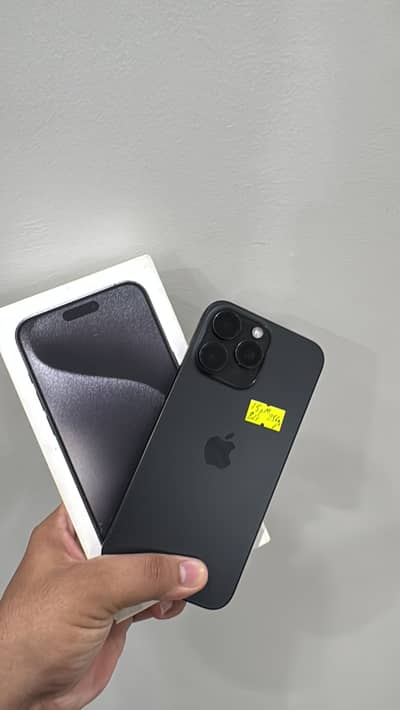 iPhone 15 Pro max 256gb jv with box low rate