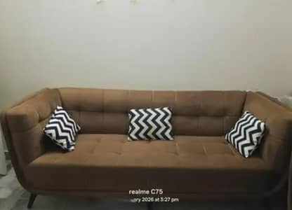 5 seater soft velvet sofa set
