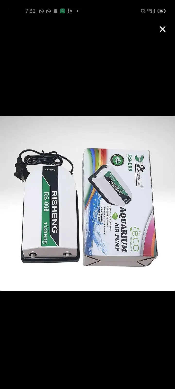 water air pump (oxygen pump) — photo 3