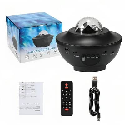 Galaxy Star Projector Lamp| LED Nabula and built in speaker