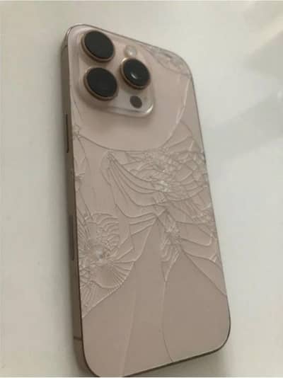 iphone 16 pro  back broken