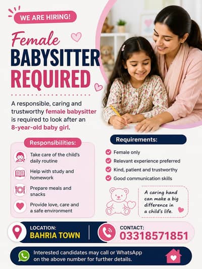 zarort female baby sitter