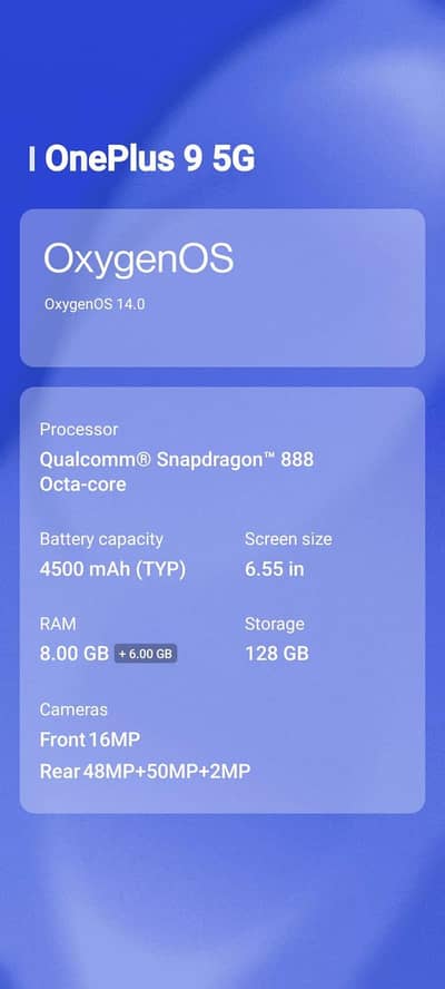 One Plus 9