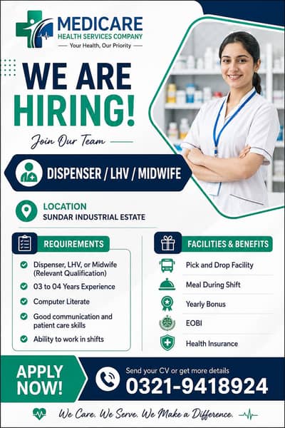 Dispenser / LHV / Midwife