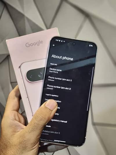 Google pixel 9 ProXL 16512 GB memory PTA approved 0319/2144/604