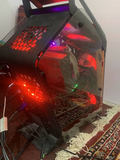 Aa tigers full ATX transformer case with 7 Argb fans