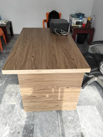 Office Table with side tables and chairs for sale