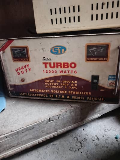 Stablizer 12000 wattz orignal ST super turbo