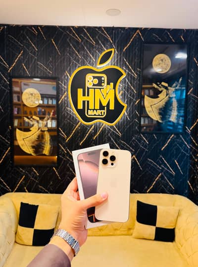 iPhone 16 Pro Max with Box 256GB PTA Approved Physical Esim  Marcentil
