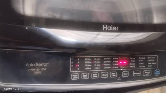 15kg fully functional automatic washing machine