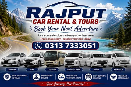 Car Rental , Prado, Revo, BMW , GLI ,with Driver ,Rent A Car Islamabad