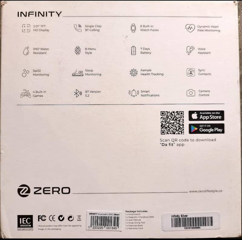 Zero Infinity Smart Watch 1