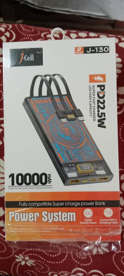 pack of 4 charger and j cell 130 10000mah power bank