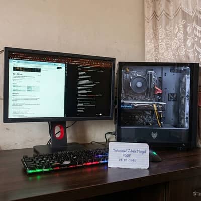 Ryzen 5 3600 + Sapphire Nitro RX 580 PC | BenQ XL2411K 144Hz