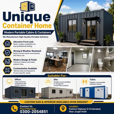 Office Container | prefab container | MOVABLE CABINS | security cabin