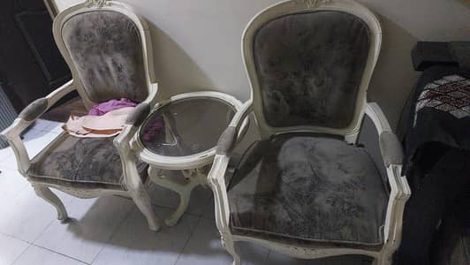 chair set with table