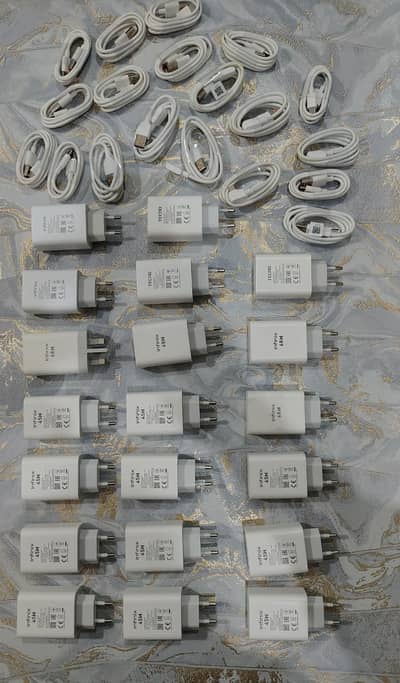 INFINIX+TECNO ORIGINAL 33/45/68WATT CHARGER CABLE BOX PULLED STOCK