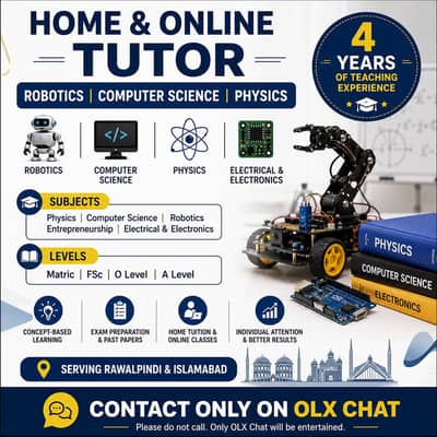 Physics & Computer Science Home Tutor | O/A Level | FSc | Matric