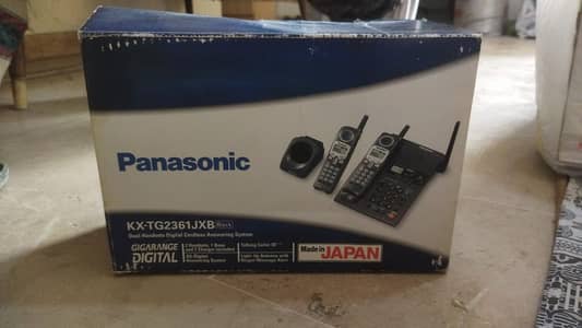 panasonic dual handsets digital cordless answering system