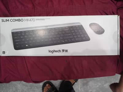 Original Logitech MK470 Wireless Keyboard & Mouse. PhoneNo:03016040406