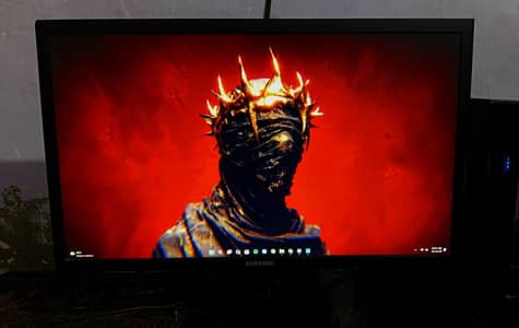 22 inch 1080p Samsung monitor with org adapter
