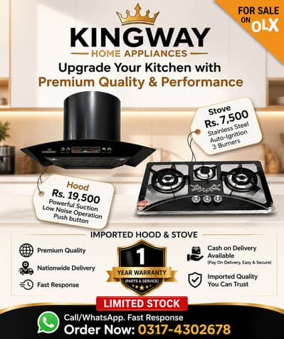 Kitchen Hood Imported Push Button,Touch,Hand Sensor All Sizes Availabl