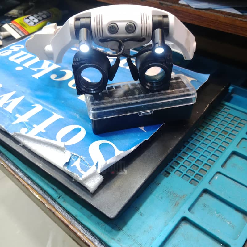 stereo microscope frame with lense 0