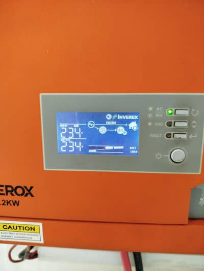 : Inverex Aerox 2.2kW + Phoenix 230Ah Batteries (Running Condition)