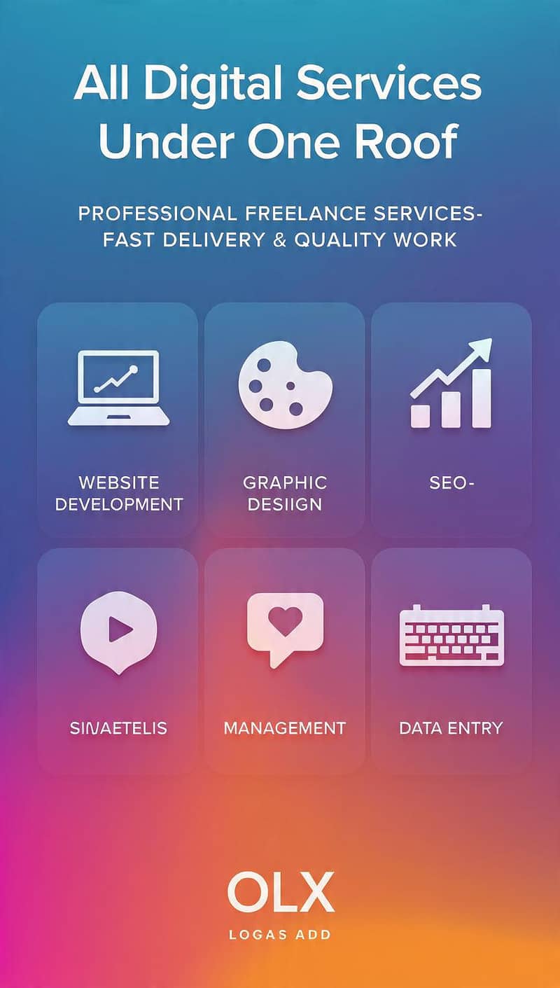 Website Development, Graphic Design, SEO & Data Entry Services 6