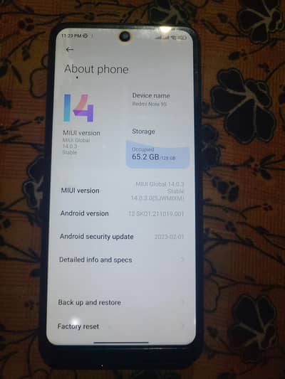 Redmi Note 9S tach glass chang or finger not working new condtion may