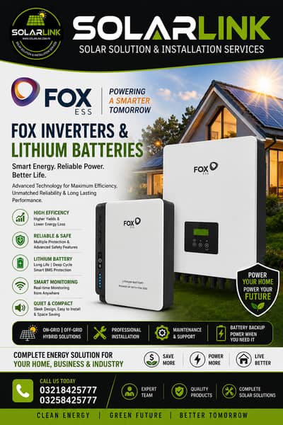 Solar Inverter/Huawei/fox/Solax/Sungrow/Fronus/Inverex/goodwe/crown/