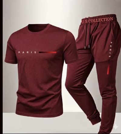 U. S collection mens marhoon paris tracksuit 2 pieces set