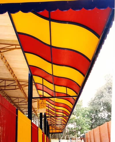 fiberglass shades - parking shades - fiberglass windows - fiber sheet