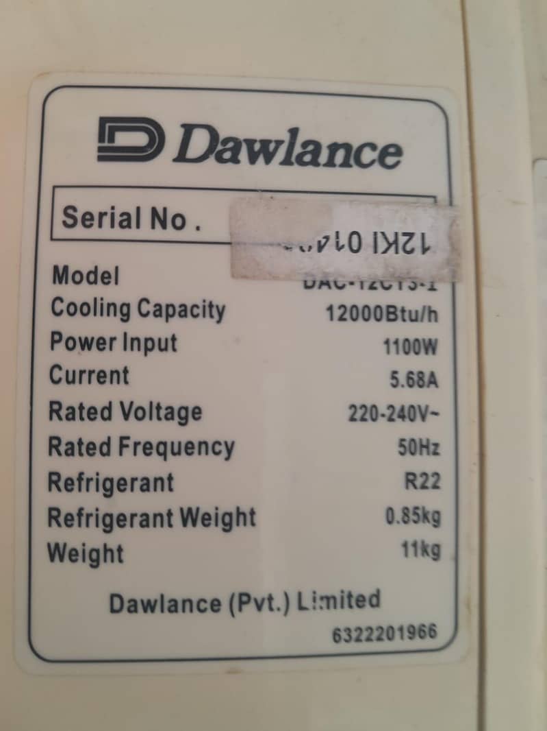 Dawlance Split AC 2