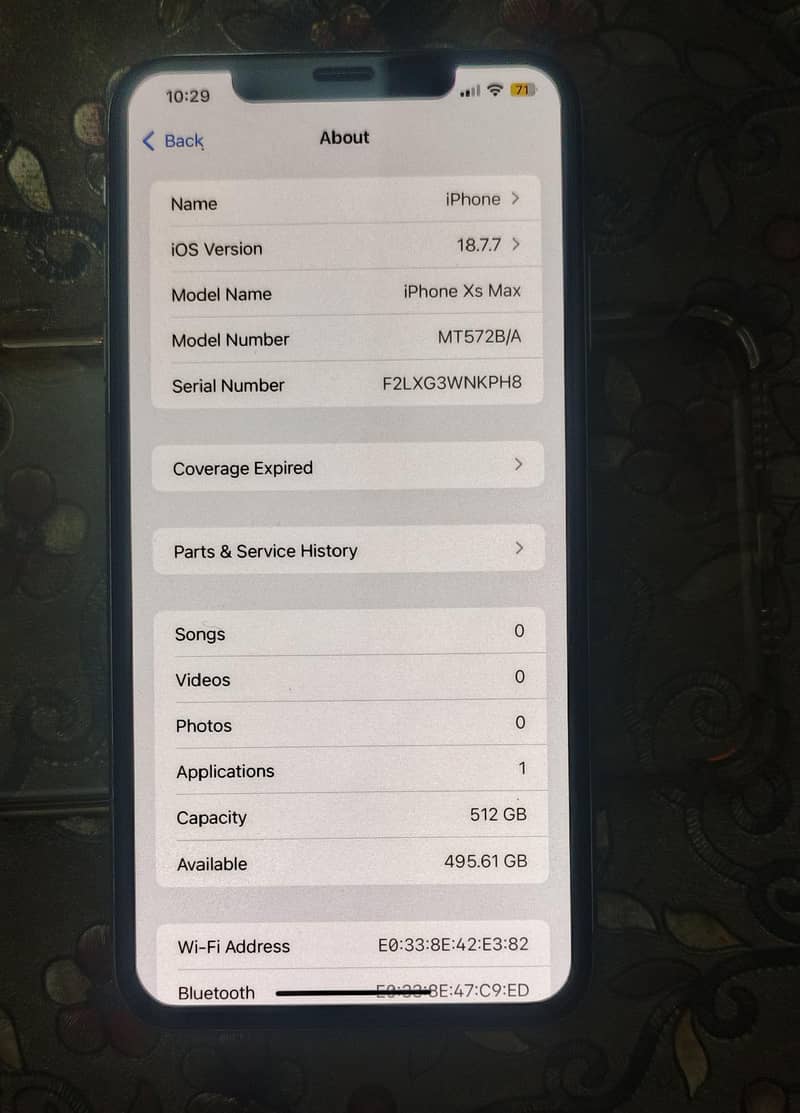 Iphone XS Max 1