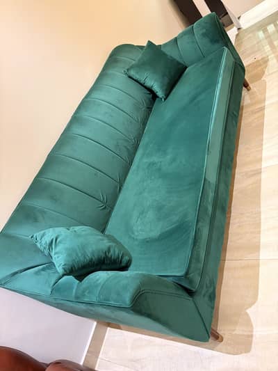 Sofa, office chairs and fluffy sofa