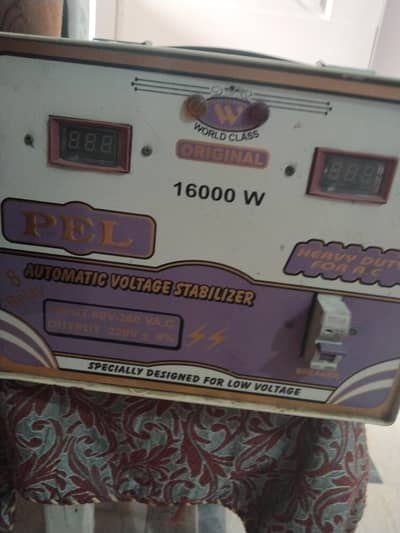 PEL 16000W heavy duty stabilizer l digital display l low voltage