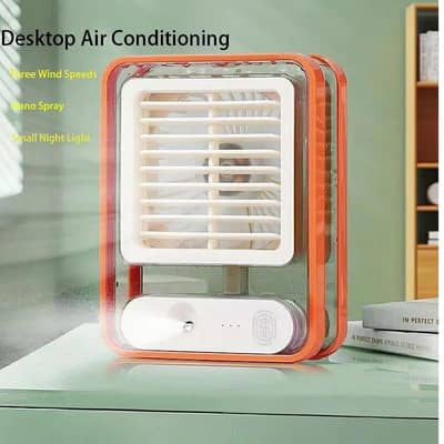 Type C Rechargeable Portable Desktop Air Conditioner