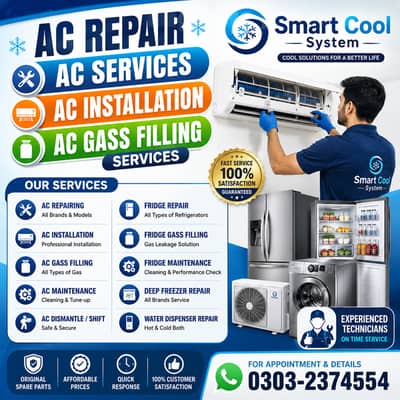 AC Repair | AC Installation | AC Service Gas Filling |Indoor & Outdoor