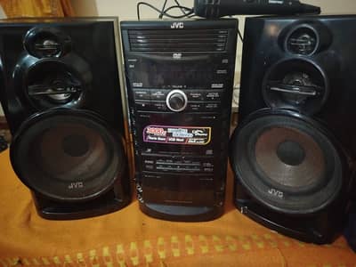 JVC DVD/CD Player 5-Disc Changer Compact Component System