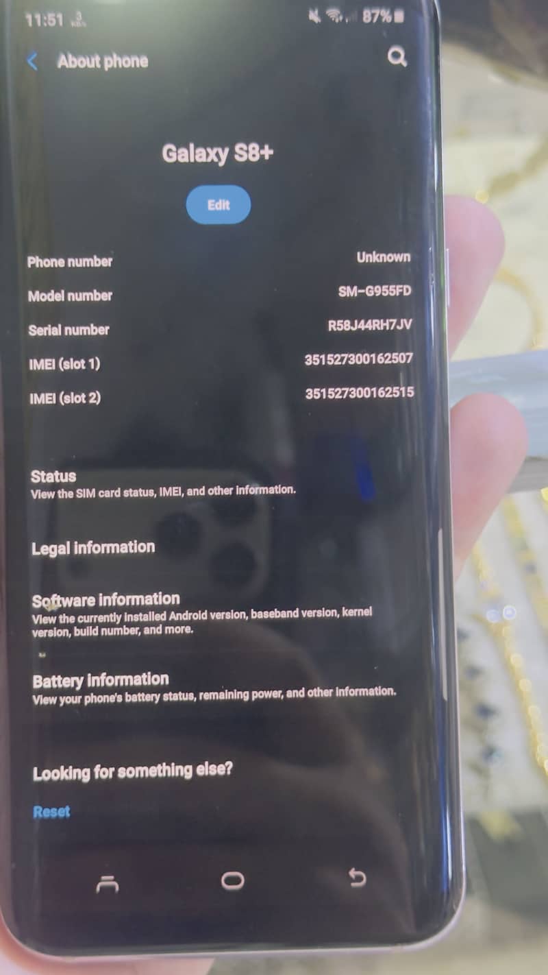Samsung Mobile S8 Plus 1