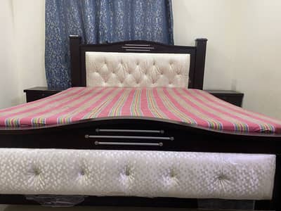 king size bedsets with side tables and mattress
