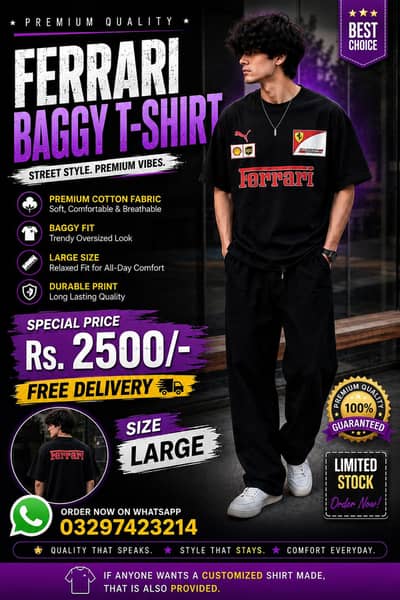 Al-Junaid Oversized/Baggy Shirt – Trendy & Comfortable