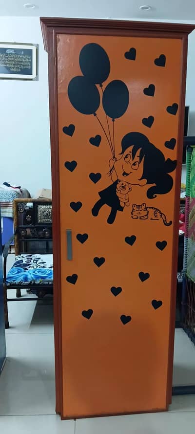 Single Door wardrobe for kids