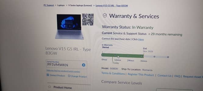 Lenovo V15 G5 IRL | Core i5-13420H | 16GB DDR5 | 512GB SSD | 29 Months