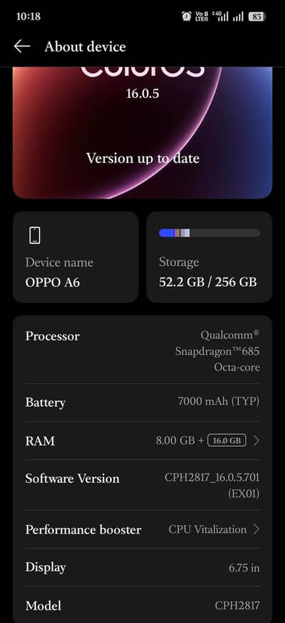 OPPO A6