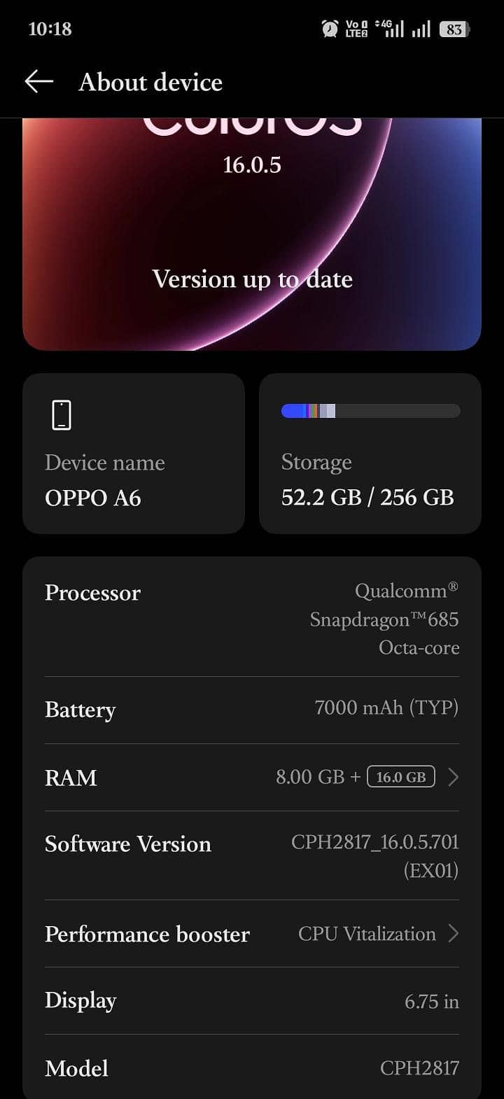 OPPO A6 0