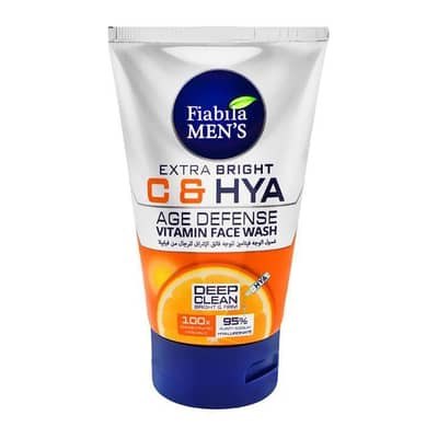 Fiabila Men's Extra Bright Vitamin C Face Wash - Age Defense 100ml
